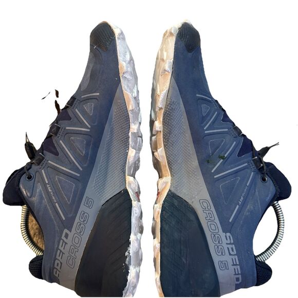 Salomon Speedcross 5 Trail Running Shoes 408012 Women's Size 7.5 Sargasso Navy - Picture 5 of 11
